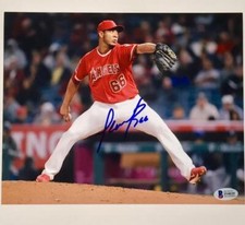 JC RAMIREZ Signed Angels 8x10 Photo ~ BAS Beckett Witness COA Autograph Auto (c)
