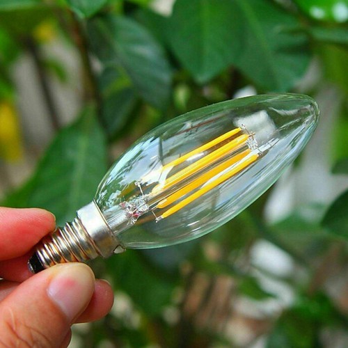 E14 Led Filament Bulb Candle Light Retro Vintage Lamp 360 Degree Beam Angle 220v - Picture 12 of 18