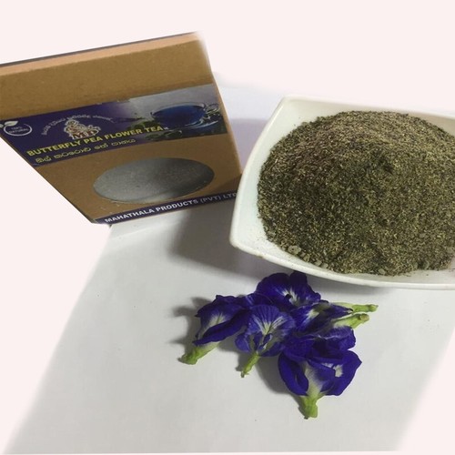 Polvere pura di farfalla fiori di pea clitoria ternatea tisana naturale bellezza - Foto 10 di 11