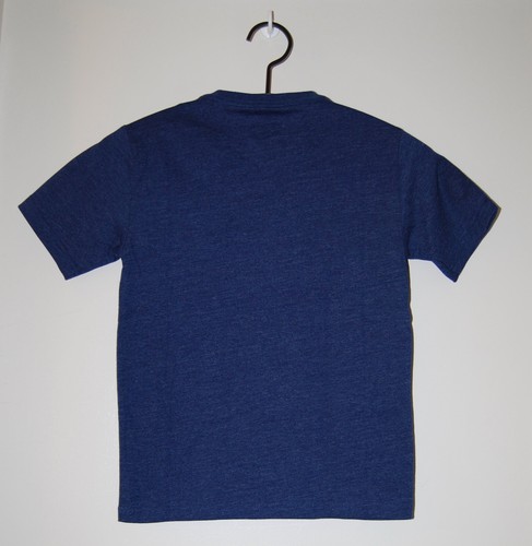 NWT Nautica Little Boys Tanzanite Heather Blue V-Neck SS Logo T-Shirt sz 5 - Picture 6 of 8