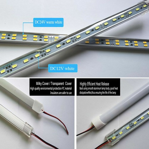 33cm Aluminium shell DC12V 24V 5630 LED strip Hard Rigid LED Strip Bar lamps - Picture 3 of 8