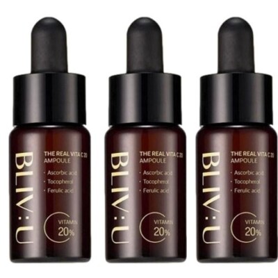 BLIV:U The Real Vita C20 Ampoule set 12ml x 3ea
