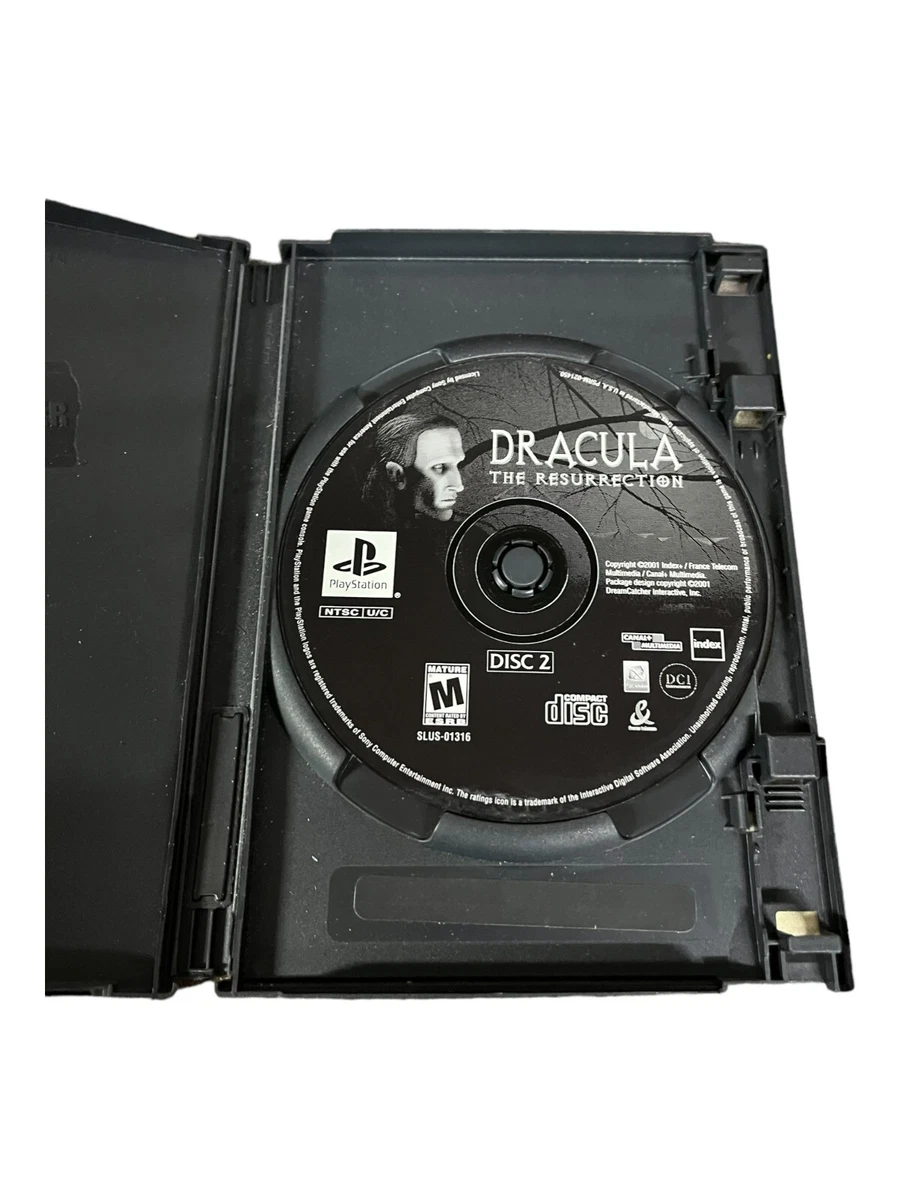 PlayStation 1 – Dracula Résurrection – ⚠️ CD1 Manquant + Notice Manquante – Occasion