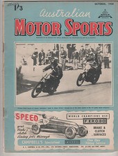 Australian Motor Sports 1950 Oct Humber Hawk Bathurst Austin A90 Flinders Matchl
