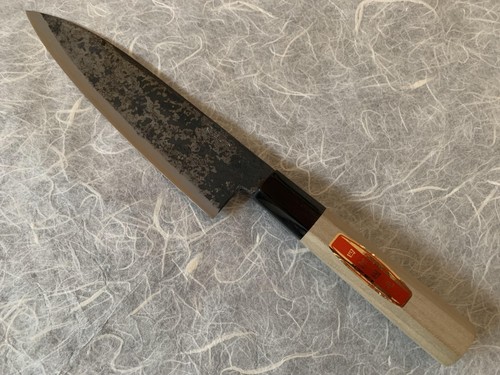 Shiro Kunimitsu Santokumesser 170 mm Shirogami weiß #1 Katana Schwertschmied - Bild 1 von 8