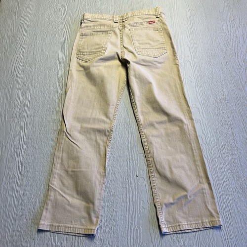 Wrangler Cowboy Cut Western Khaki Denim Jeans 5SCHWK2 Boys Size 18 Husky - Picture 2 of 12
