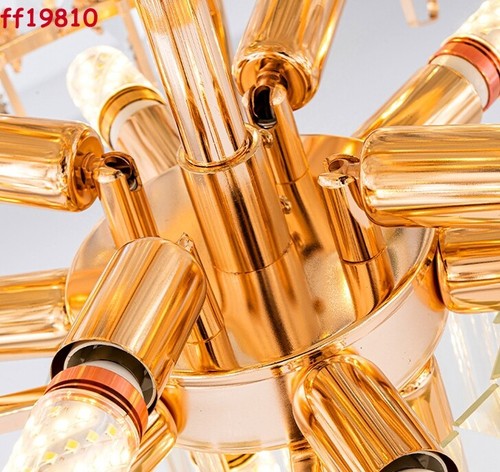 Staircase Pendant Light Luxury Crystal Villa Hotel Large Long Chandelier Pendant - Picture 10 of 10