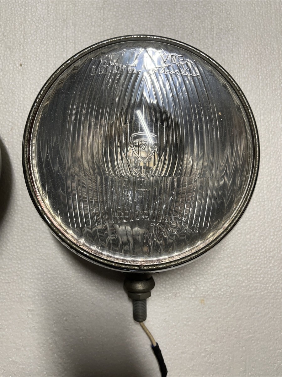 S.E.V. Sev-Marchal IODE 709 Starlux Fog Lights Lamps Vintage