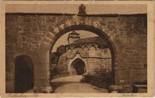 Old postcard AK Rothenburg- Spitaltor GERMANY (1074888)