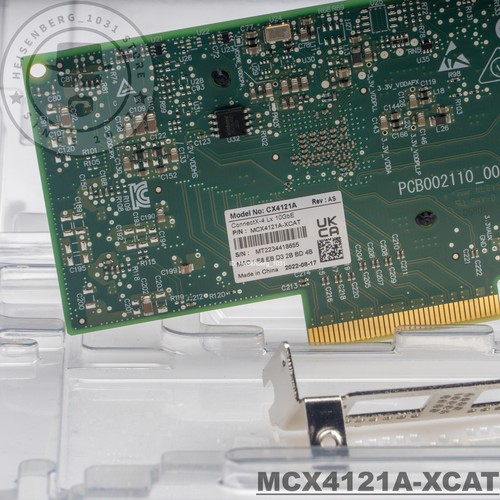 MCX4121A-XCAT Mellanox ConnectX-4 Lx EN 10GbE Dual-Port SFP+ SFP28 Netzwerkkarte - Bild 11 von 13