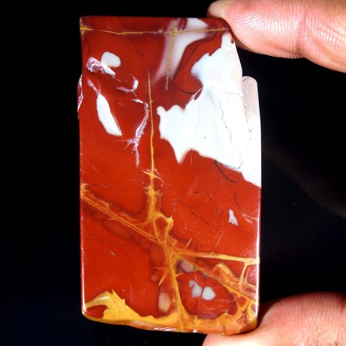 Noreena Jasper Natural Loose Gemstone Rough Slice, Healing Jasper, PS21+22 - Imagen 147 de 151