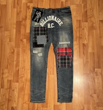 NEW MEN'S BBC BILLIONAIRE BOYS CLUB CLUBHOUSE JEAN IN HELIX