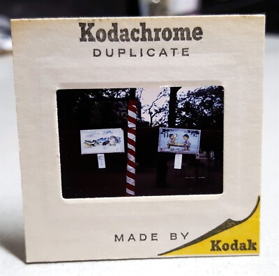 1967 Artwork Yasukuni Jinja Shrine Tokyo Kodachrome Vintage