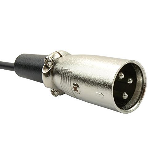 "3,5 mm (1/8"") Stereo Mini Stecker TRS (PC/Laptop) auf XLR (3 Pin) Stecker Audiokabel 6"" - Bild 3 von 3