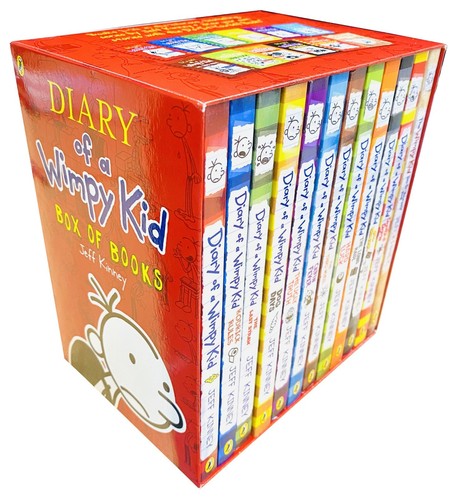 Diary of a Wimpy Kid Collection 12 Books Set Pack Double Down, Old School, Long - Picture 2 of 3