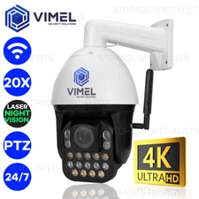 WIFI PTZ Security Camera 24/7 20X Optical Zoom ULTRA HD 4K LIVE VIEW Alarm