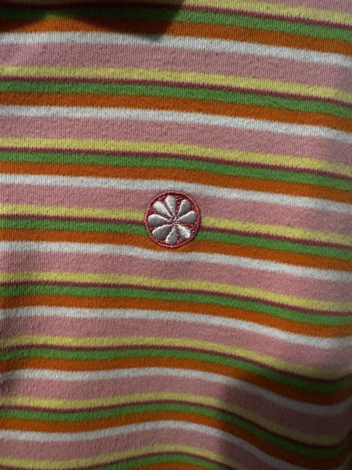 Retro Style- Breckenridge multi Color Pink Stripe Top Size S Barbie Foto 2 de 4