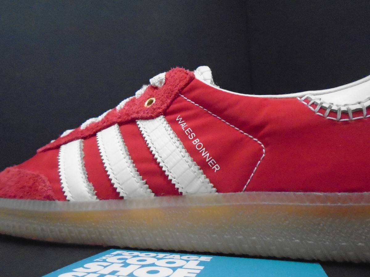 靴 Wales Bonner Samba Scarlet / Ecru Size 9.5 - adidas Wales Bonner x Samba Scarlet for sale