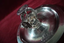 ** VINTAGE ANTIQUE AUTOMATIC SPRINKLER CORP. ADVERTISING ART DECO ASHTRAY **