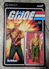 GI JOE Duke First Sergeant 2021 3.75 COBRA ReAction Super 7 MOC NEW