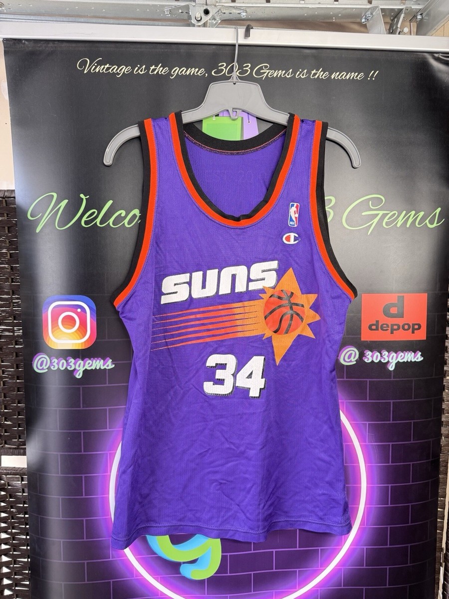 Vintage CHAMPION Charles Barkley #34 Phoenix Suns NBA