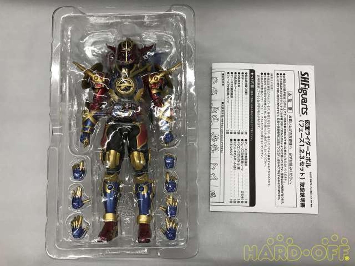 特撮 KAMEN RIDER EVOL (PHASE 2, 3 SET) Bandai S.H.Figuarts Kamen Rider Build Evol (Phase 1. 2. 3