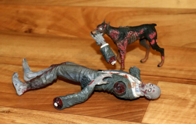 Resident evil Zombie mit Hund / Dog Action Figure Figur Neca 2 3 4 5 6 7