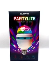 Merkury Partylite Disco Party LED Bulb - Self Rotating - Multicolor Light 