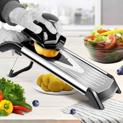 Multifunctional Mandolin Cucumber Slicer Food Fruit Chopper Gretar Tool - Picture 4 of 13
