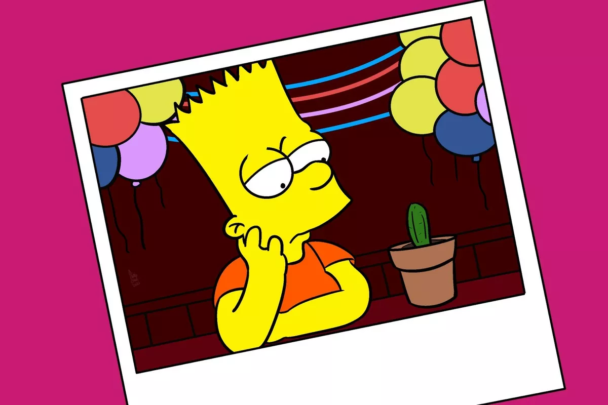 Bart sad | Greeting Card