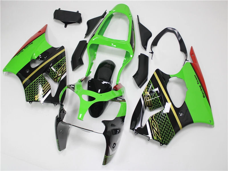 Зеленый инжекторный обтекатель NTU подходит для Kawasaki 2000-02 ZX6R/ZZR600 2005-2008 j048 - Изображение 2 из 4