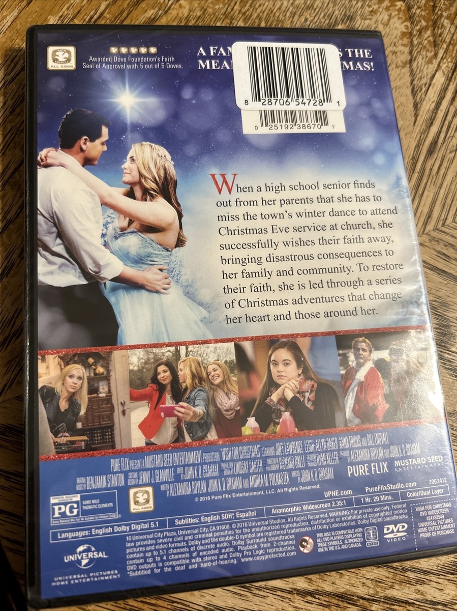 Wish for Christmas (DVD) Joey Lawrence Leigh-Allyn Baker Anna