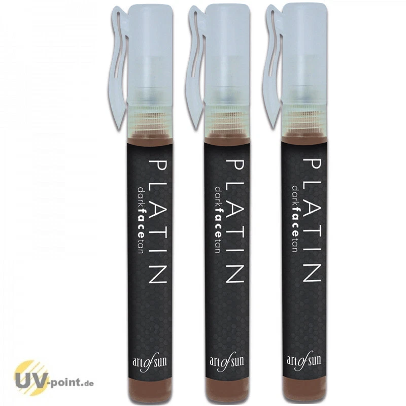 AUSTRALIAN GOLD 3 Art of Sun Platin dark face tan/ Booster & Pflege 30ml Solarium BräunungsÖl