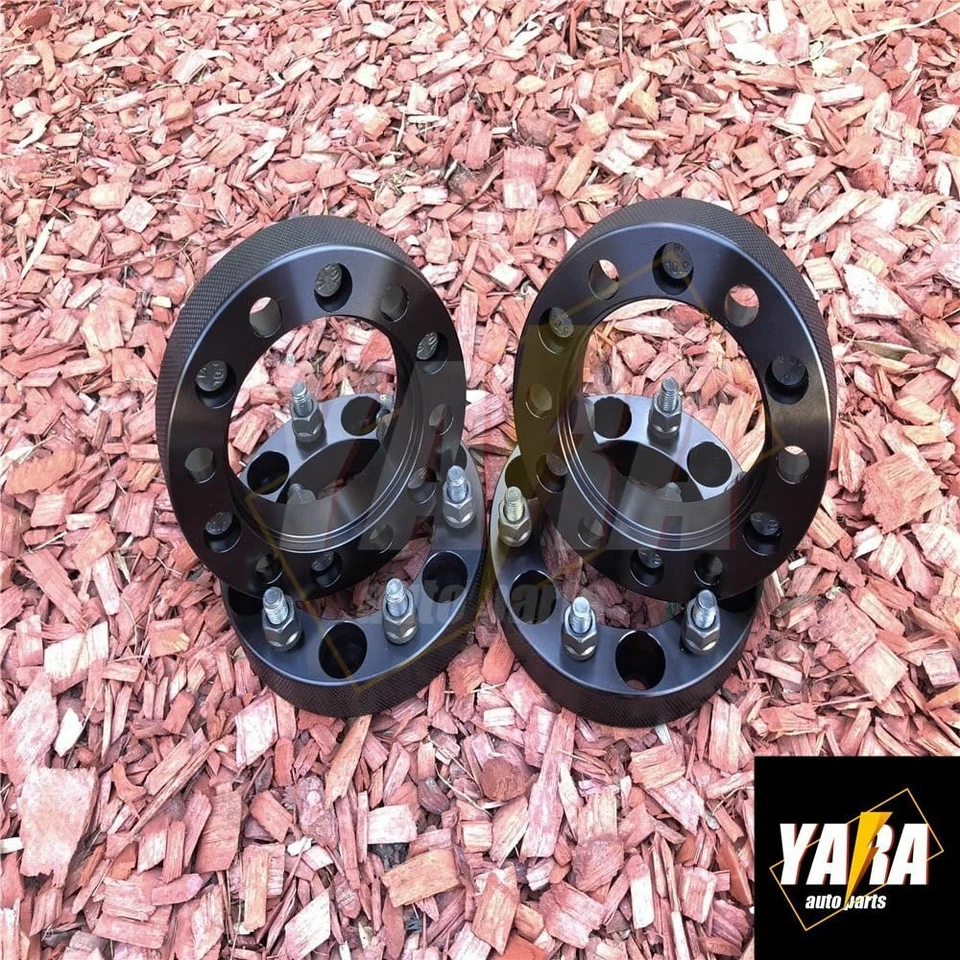 (4)25mm 6x139.7 (5.5'') M12x1.5 Wheel Spacers Suit for Hilux Pajero Triton Rang…