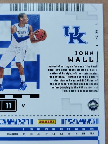 John Wall 2020-21 Panini Contenders Prospect Ticket Basketball Card #34 - Picture 8 of 10