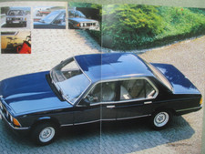 BMW 728i 732i 735i 745i E23 Katalog März 1982 dünn catalogue