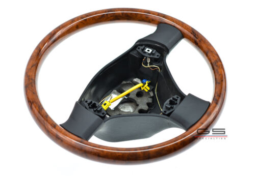 Wood Steering Wheel VW Passat B5 W8 Bora Vento Golf MK4 Jetta GT R32 1J0419091BQ - Bild 3 von 10