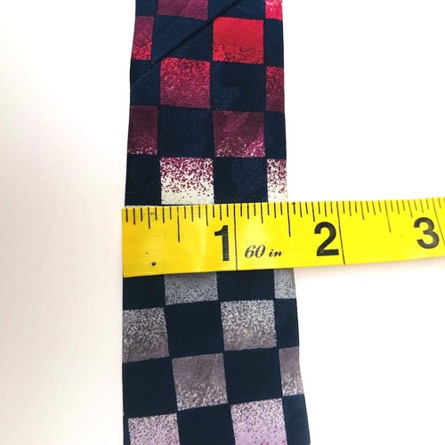 John Hill Tie Checkered Black White Red Racing Flag NASCAR Swing USA Mechanic - Picture 8 of 10