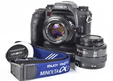 RARE Near MINT / Minolta Alpha 7 Dynax Maxxum 7 + VC-7 Grip + 50mm F1.4 + 35-70