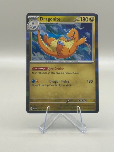 Dragonite #149/165 Pokemon 151 (Holo Rare, NM) ENGLISCH