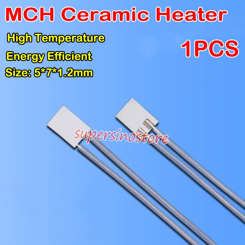 5*7*1.2mm High Temperature Ceramic Heater 5V 1W 12W MCH Alumina Electric  Heater | eBay