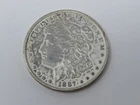 $1 1887-P Morgan Silver Dollar!  90% Uncirculated US Silver Coin AU Condition