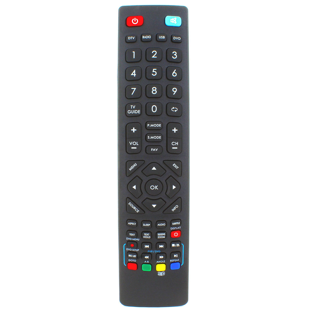 Оригинальный Оригинальный телевизор Fernbedienung für Bush 40/233F Full HD LED TV, DVD