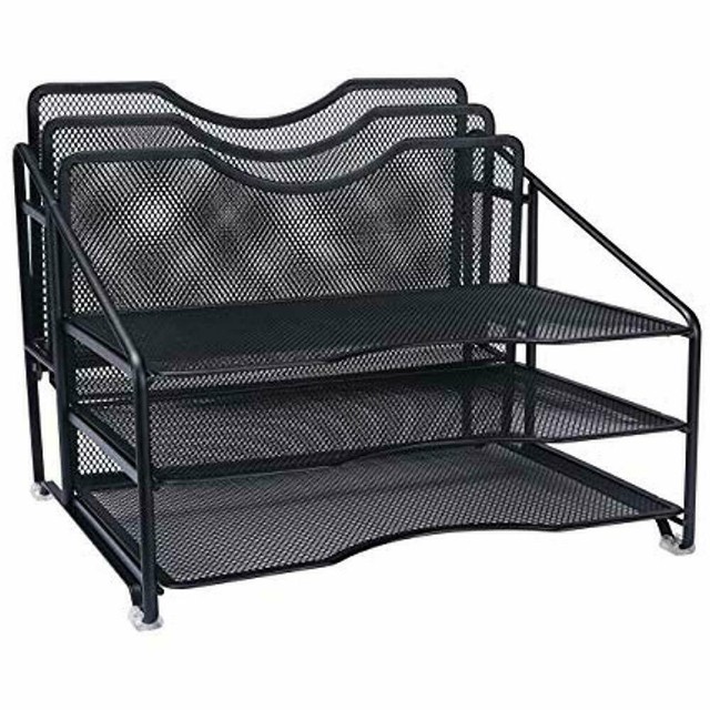 Easypag Mesh Desk Accessories Organizer Sticky Note Pad Holder 2 Easypag Mesh Desk Accessories Organizer