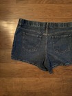 Isabel Maternity Jean MIDI Shorts Expandable Side Panels Size 12 NWT — photo 9