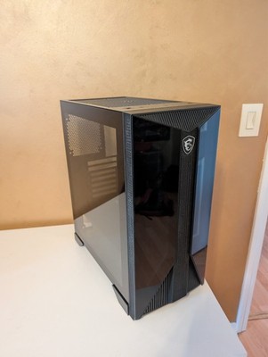 MSI MPG GUNGNIR 120R Black ATX Mid Tower Gaming Computer PC Case