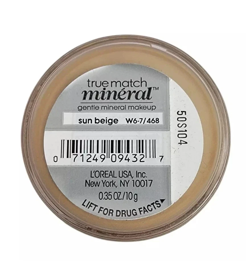 Base Mineral L'OREAL True Match Beige Sol W6-7/468 Nueva Sellada Foto 3 de 3