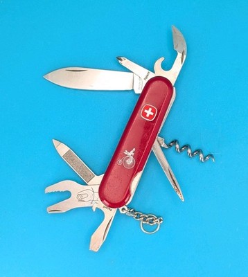 Wenger Cyclist Swiss Army Knife Multi Tool! With Bike Wrench! Red