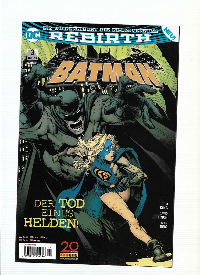 DC Comic Rebirth - Batman Nr. 3 von 2017 - Panini Verlag deutsch - Bild 1 von 1