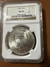 1922 Peace Dollar (1) MS-63 NGC Lustrous $10 Ship w/Sign Muli-Available